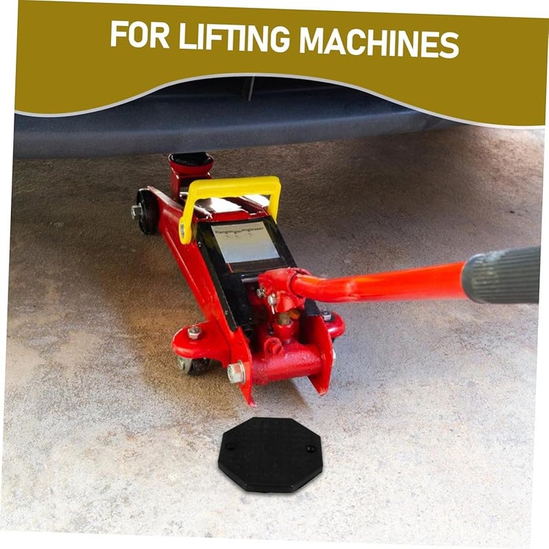 Heavy Duty Rubber Lifting Pad for Floor Jacks Non Slip Sided Design - Image 3